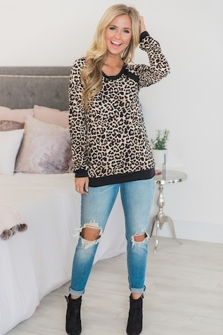 Cozy Up To My Heart Pullover | The Pink Lily Boutique