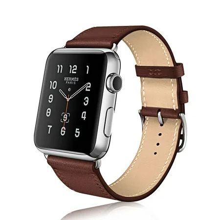 Mignova Compatible Apple Watch Band 38mm 40mm, Top Grain Leather Strap for Apple iWatch Series 4,Ser | Walmart (US)