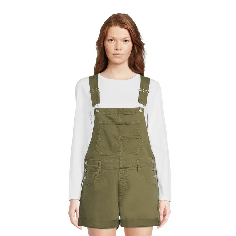 No Boundaries Juniors' Relaxed Boyfriend Shortalls | Walmart (US)