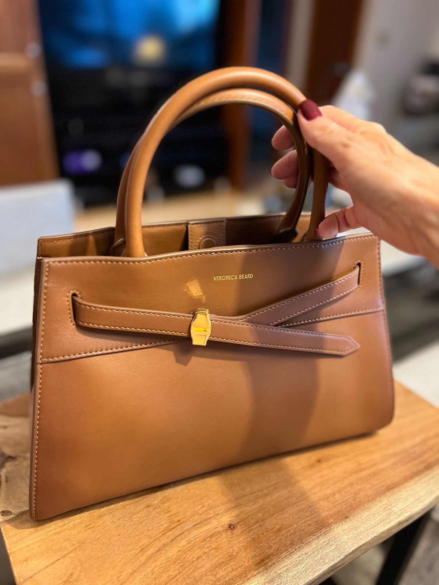 The Veronica Beard small dash. It is gorgeous! It also has a long crossbody strap. 

#LTKOver40 #LTKItBag #LTKSeasonal