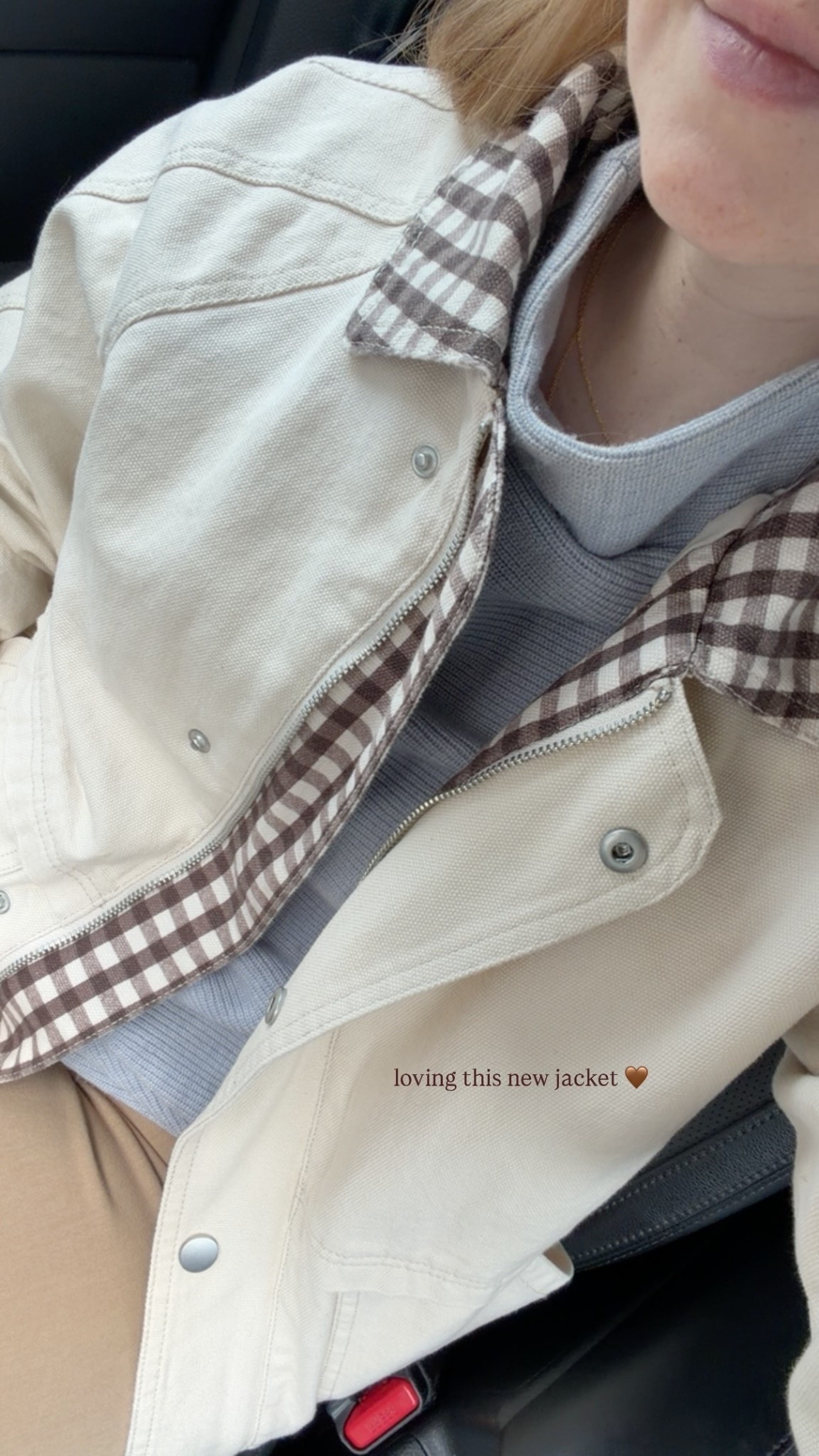 loving this new barn jacket 🤎 the gingham trim is too cute!

#LTKdayinmylife #LTKFindsUnder100 #LTKootd