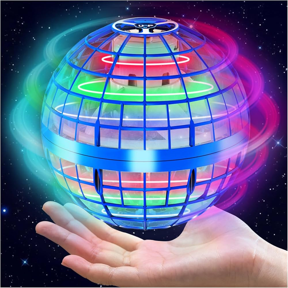 Hamsoo Flying Orb Ball Toy - Hover Ball with RGB Light Magic Hand Controlled Floating Boomerang B... | Amazon (US)