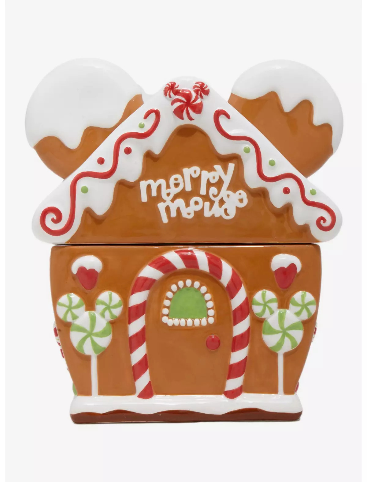 Disney Mickey Mouse Gingerbread House Figural Cookie Jar | BoxLunch