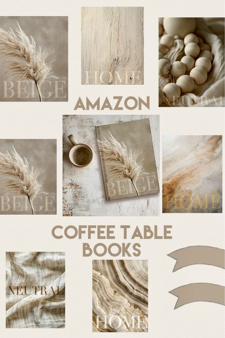 Amazon Neutral Coffee Table Books

#LTKFindsUnder100 #LTKStyleTip #LTKHome
