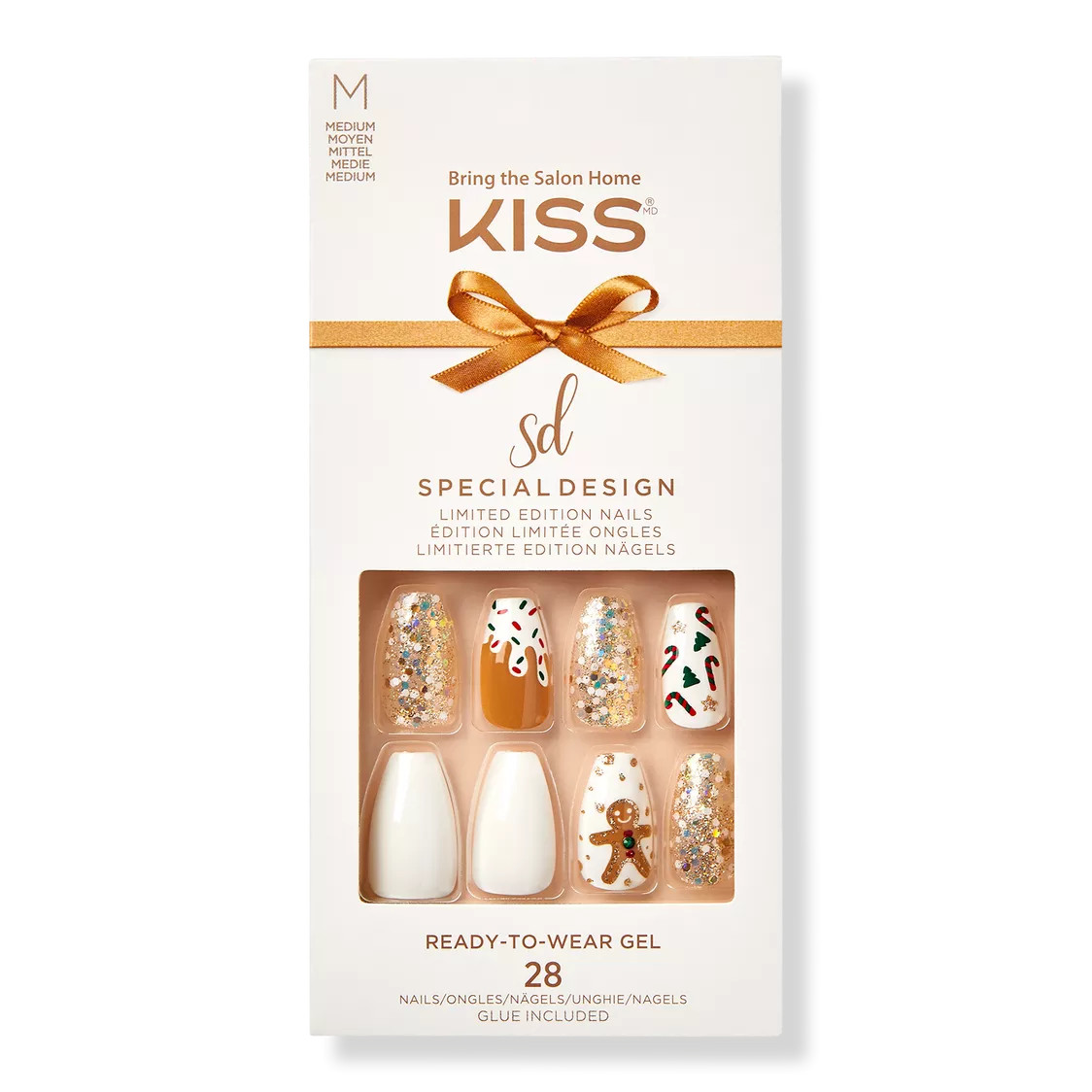 Holly Jolly Special Design Holiday Fake Nails - Kiss | Ulta Beauty | Ulta