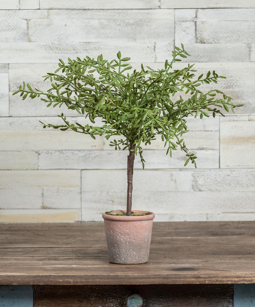 Ragon House Faux Plants - Green 20'' Potted Pistachio Spray | Zulily
