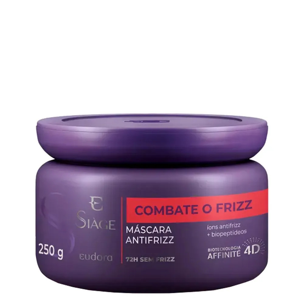 Máscara Antifrizz Eudora Siáge Combate o Frizz 250 g - AMOBELEZA - Produtos para Cabelo, Perfum... | Amobeleza (BR)