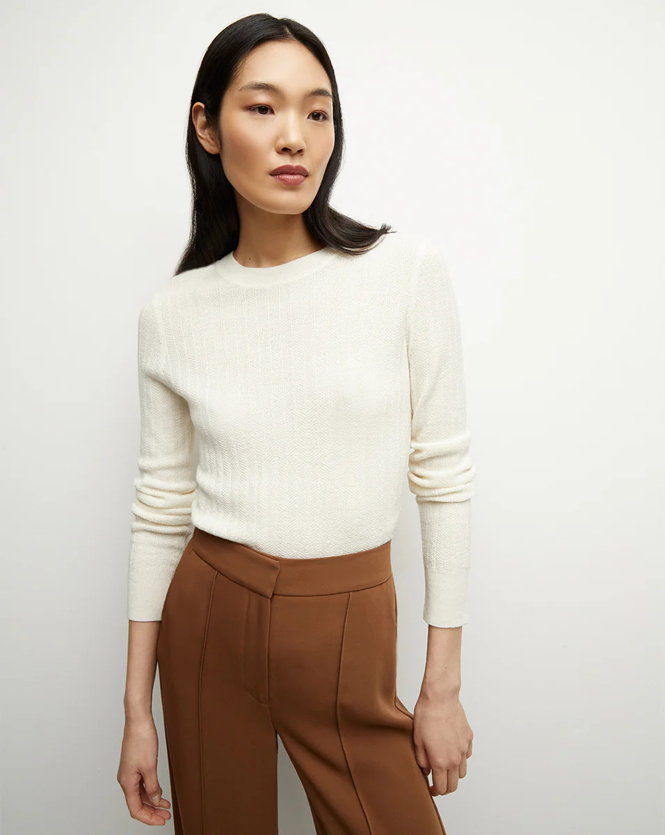 Cheval Merino-Wool Pullover | Veronica Beard
