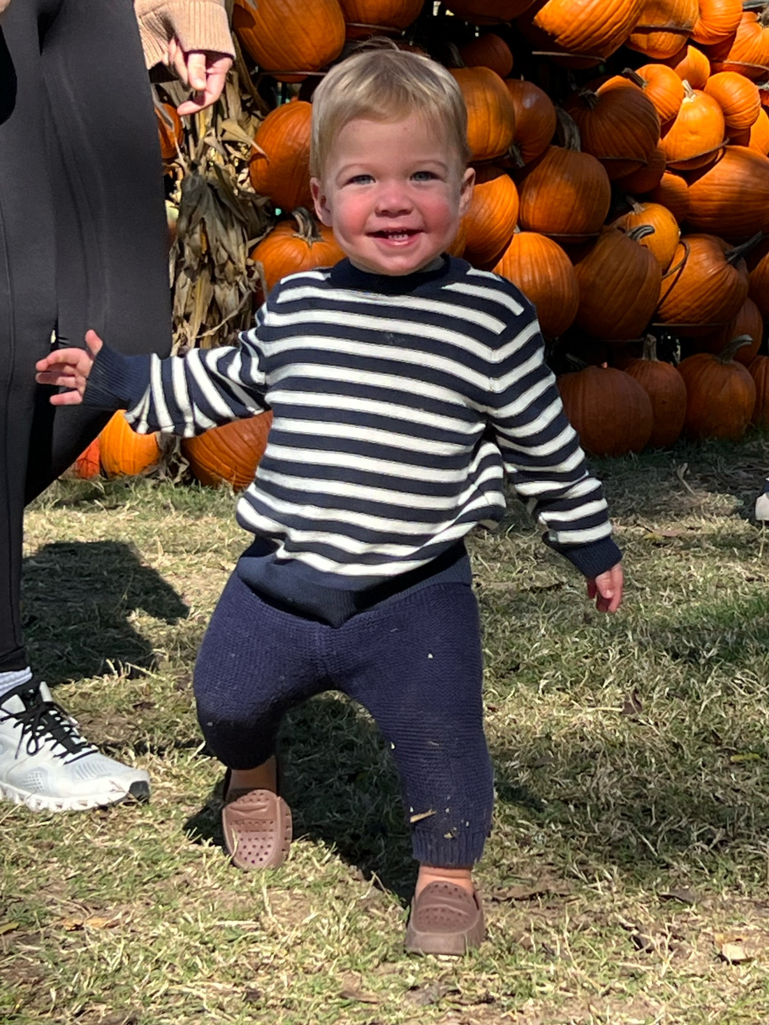 My joyful little boy!! Navy knit pants and  striped sweater and loafers !!

Toddler boy style, toddler boy bands, baby boy shoes, baby boy pants , little boy shirts , fall little boy style, gap sale 

#LTKBaby #LTKKids #LTKFindsUnder50