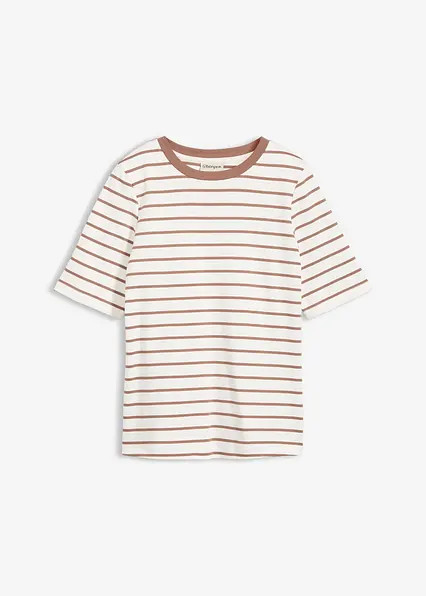 T-Shirt aus schwerer Bio-Baumwolle | Bonprix DE