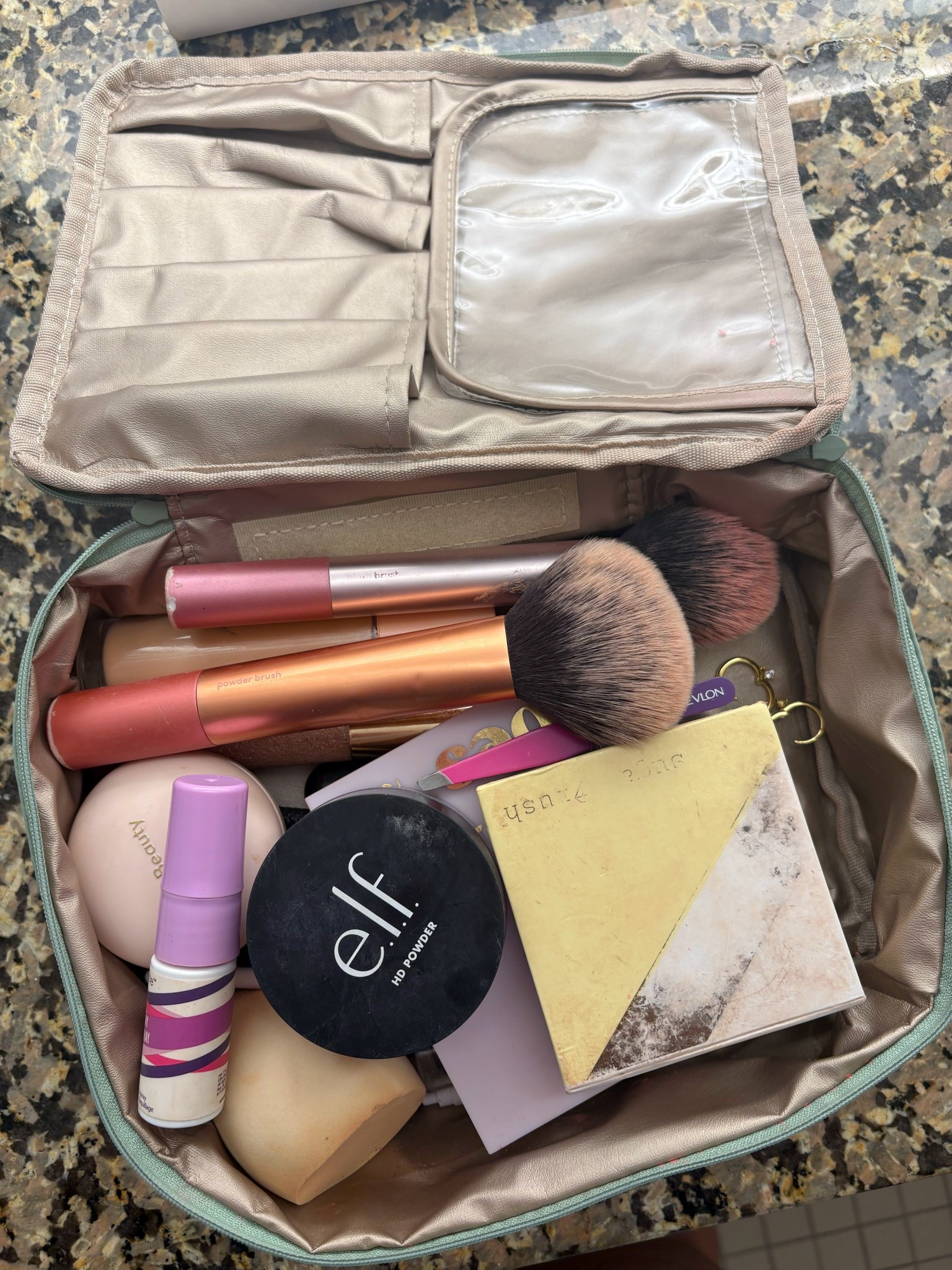 This makeup bag holds so much stuff but it’s still so compact for travel. 

Amazon finds
Elf makeup

#LTKbeauty