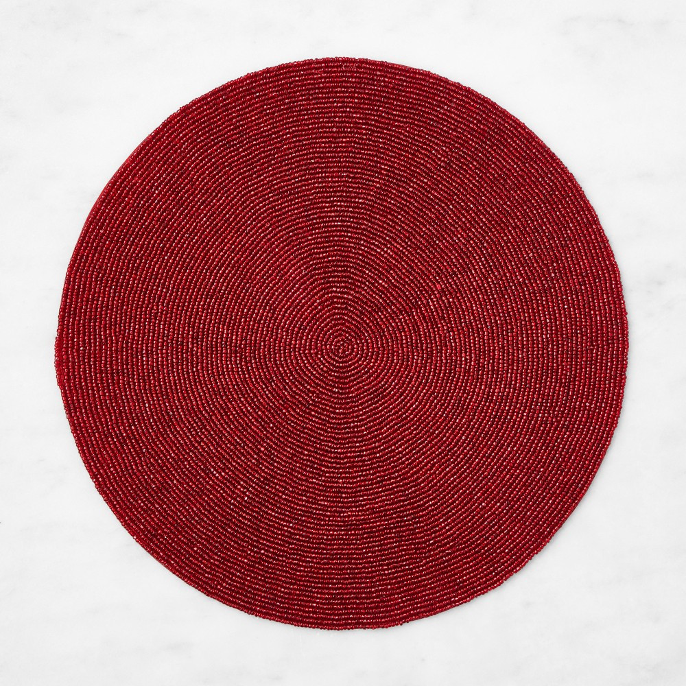 Beaded Round Placemats | Williams-Sonoma