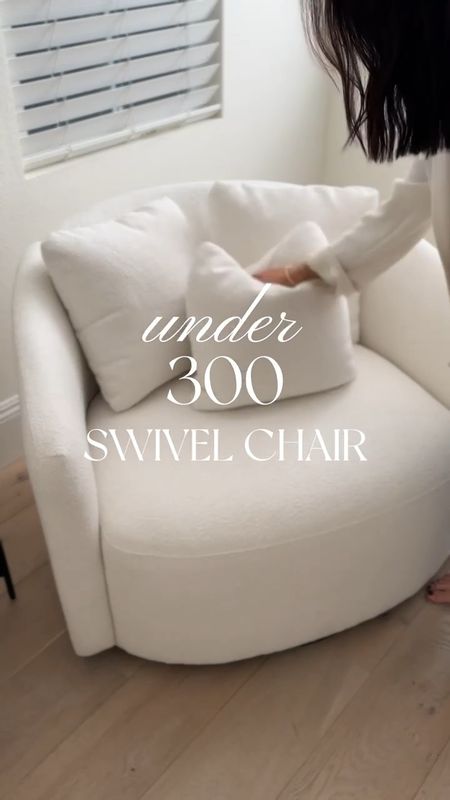 Under $300 swivel chair, comfortable and looks expensive #StylinbyAylin #Aylin 

#LTKStyleTip #LTKHome