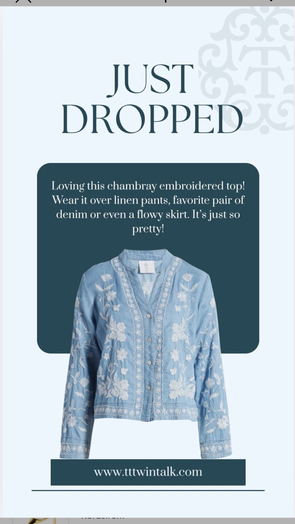 Gorgeous top you are all loving. M

#LTKMidsize #LTKgrwm #LTKootd