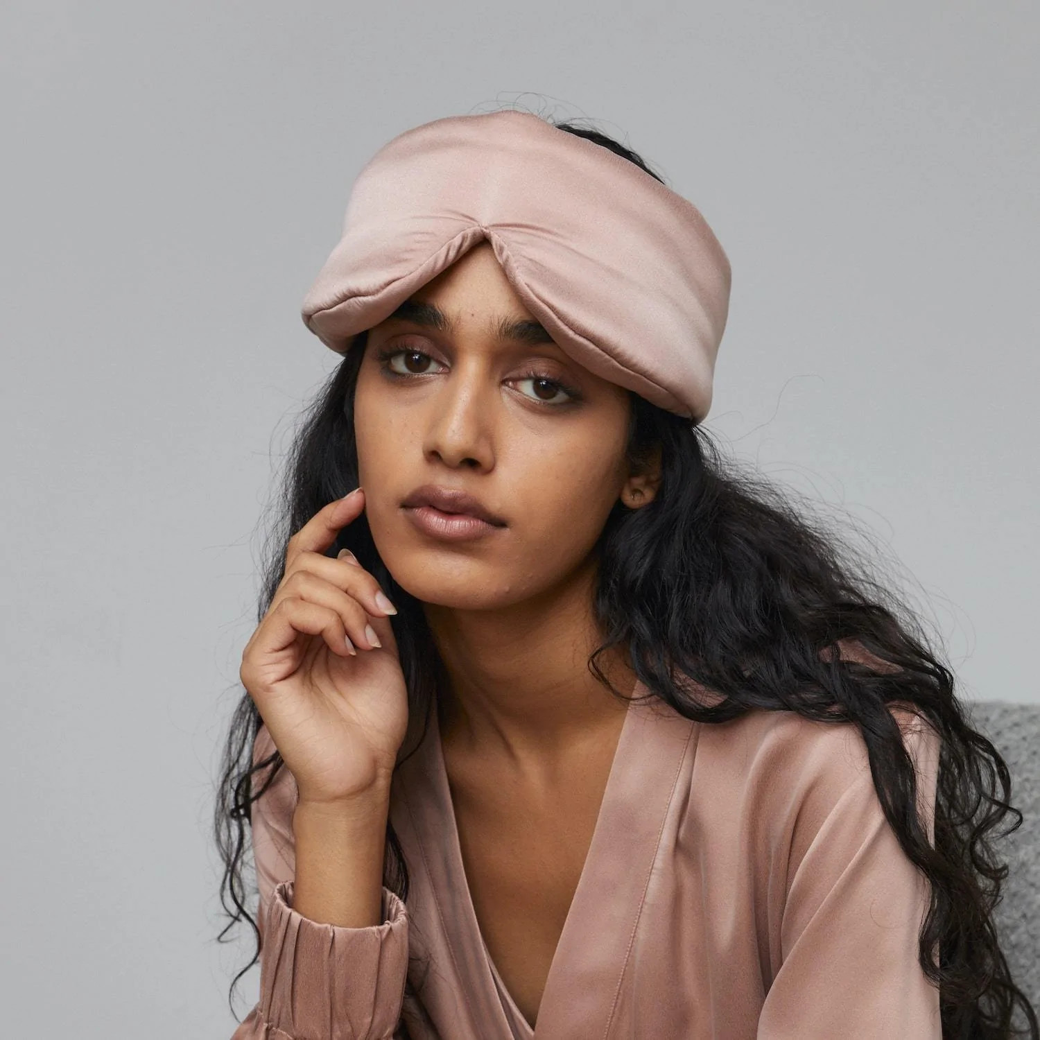 Weighted Washable Silk Sleep Mask - Lunya | Lunya