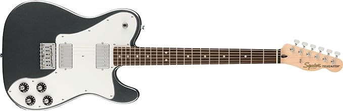 Squier Affinity Telecaster Deluxe Charcoal Frost Metallic | Amazon (US)