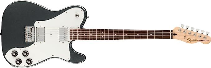 Squier Affinity Telecaster Deluxe Charcoal Frost Metallic | Amazon (US)