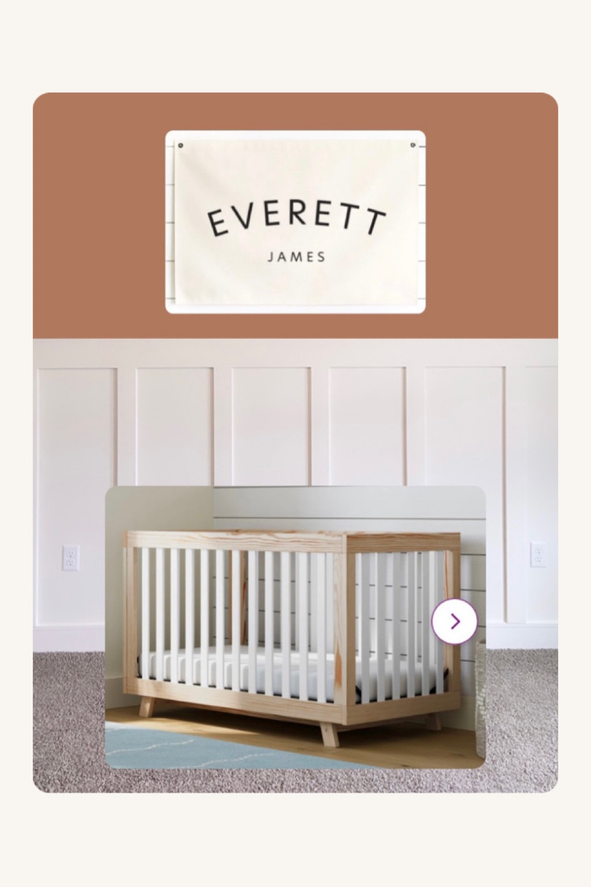 Nursery links! Name sign flag and crib 

#LTKbump #LTKhome #LTKbaby