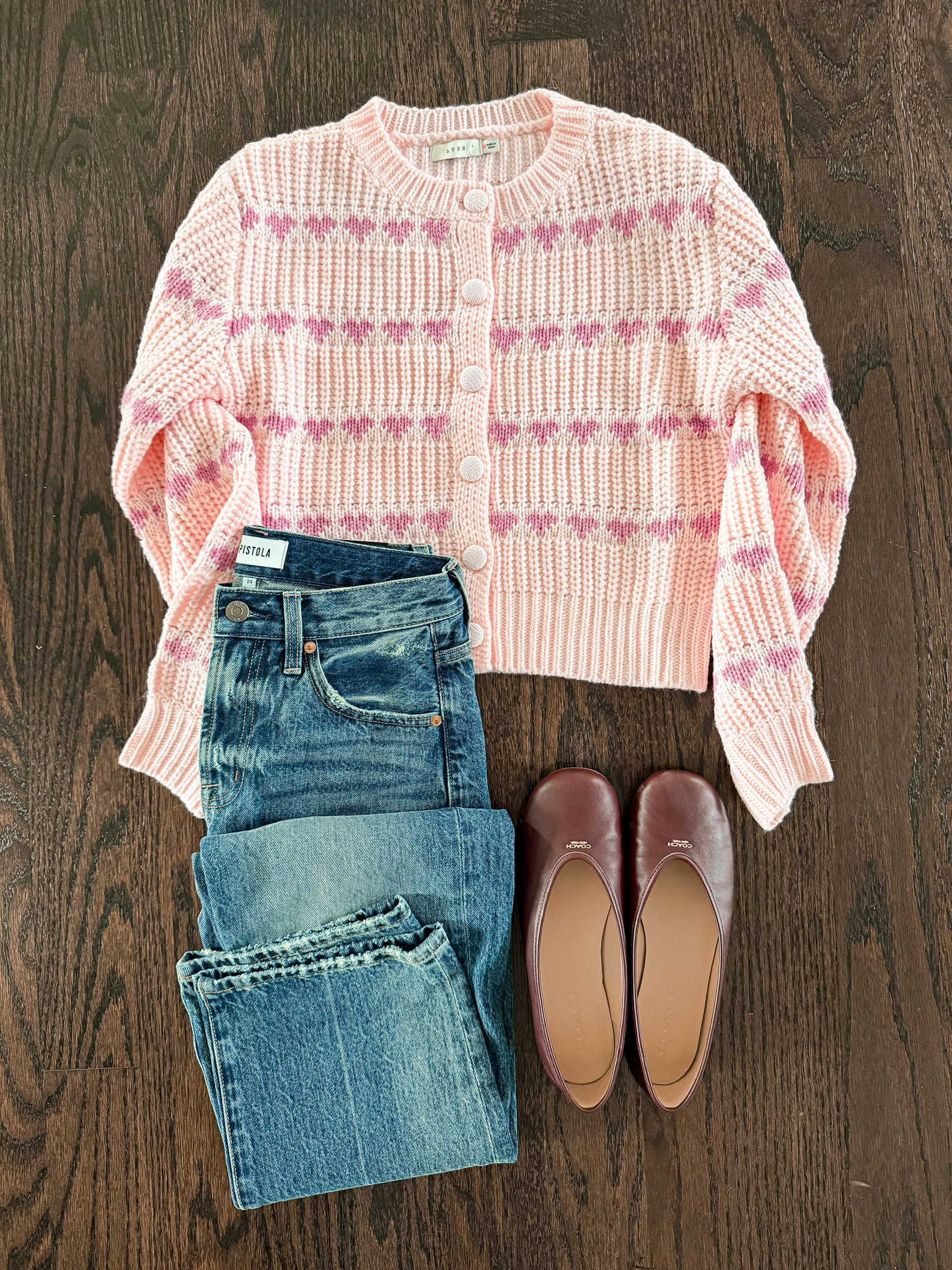 Soft pink layers with classic denim—so good for spring days ahead 🌸🔗⬇️

#LTKootd #LTKOver40 #LTKmomlife