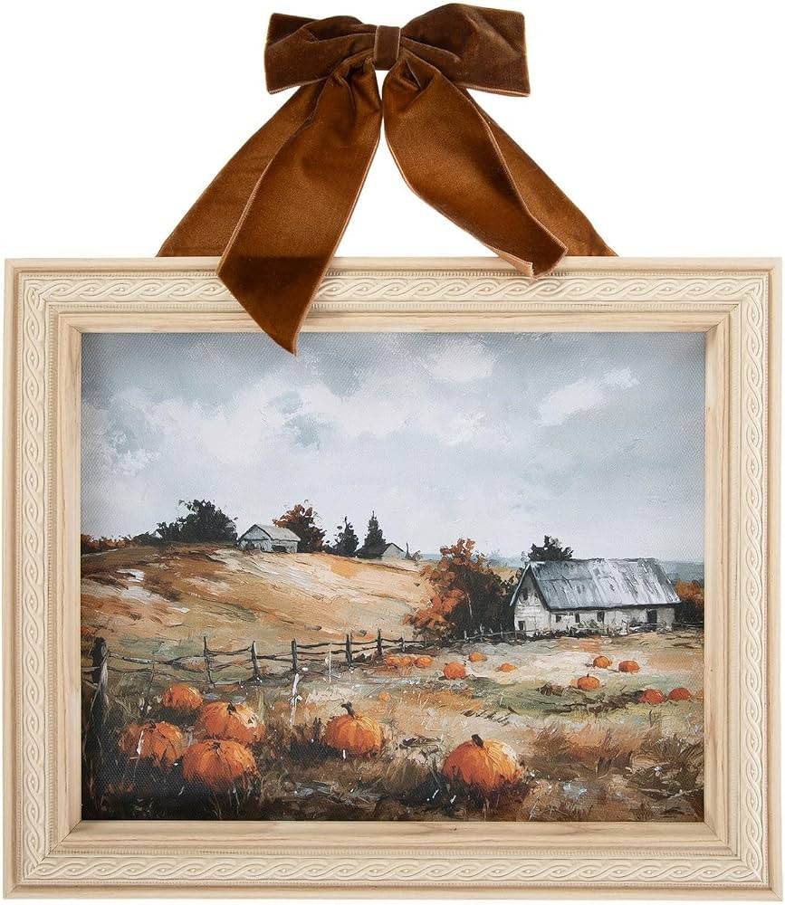 Hobby Lobby Pumpkin Patch Farmstead Framed Wall Decor, 13.5" x 11.75" | Amazon (US)