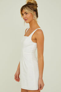 Skye Scallop Linen Dress | Altar'd State