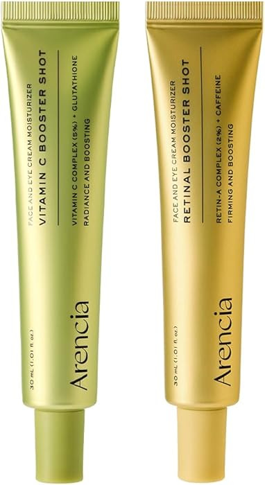 Arencia Vitamin C and Retinal Booster Shot Duo - for Dark-spot care and Tightening Fine Lines, Po... | Amazon (US)
