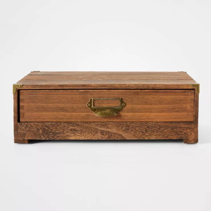 Wood Monitor Stand with Drawer - Threshold™ | Target
