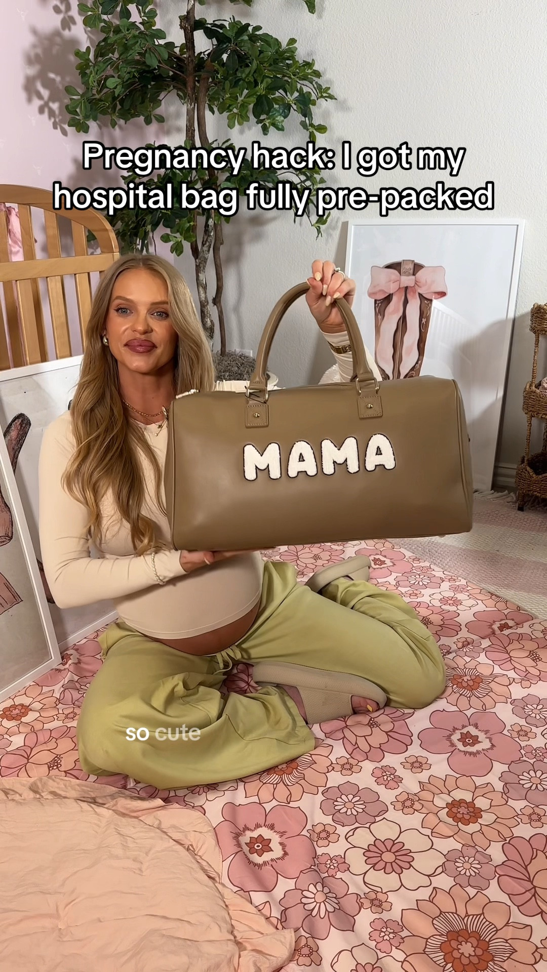 If you’re an expecting mama in your third trimester, do yourself a favor and get a pre-packed hospital bag for labor and delivery. I’m all about simplifying things right now, and this bag came fully stocked with everything I need—cozy robe, nursing essentials, postpartum care items, and more. No stress, no last-minute Target runs. Just grab and go when it’s time to head to the hospital!

This is one of my favorite pregnancy hacks so far—perfect for first-time moms or anyone who’s overwhelmed with baby prep. Whether you’re nesting like crazy or just need one less thing to think about, a pre-packed hospital bag is seriously a lifesaver.

Sharing exactly what’s inside + what I still might be missing—drop your must-haves below, mamas!
#HospitalBag #PregnancyHack #LaborAndDelivery #ThirdTrimester #PrePackedHospitalBag #MomToBe #PregnancyMustHaves #HospitalBagChecklist #FirstTimeMom #PregnantLife

#LTKBump