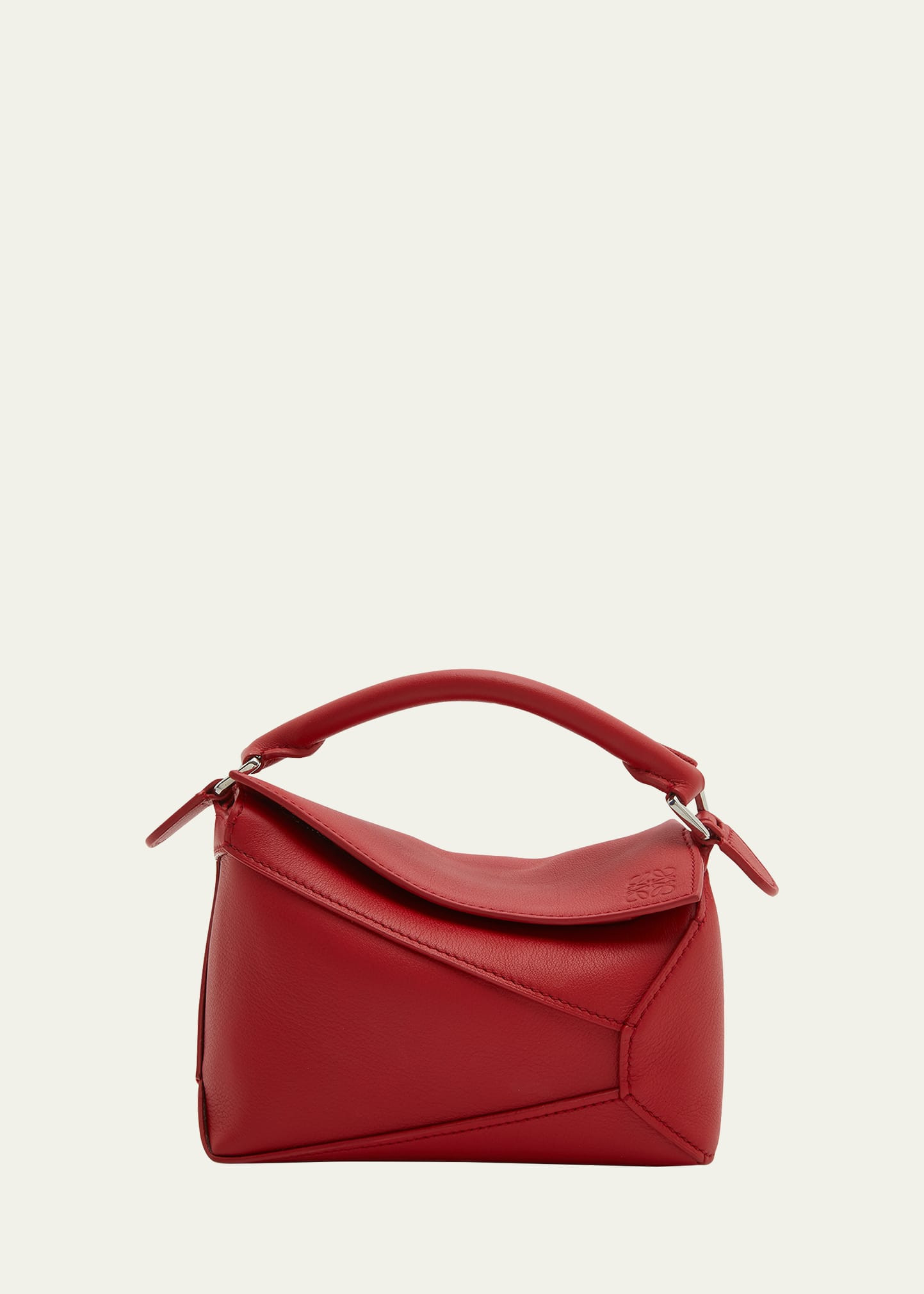 Loewe Puzzle Edge Mini Leather Top-Handle Bag | Bergdorf Goodman