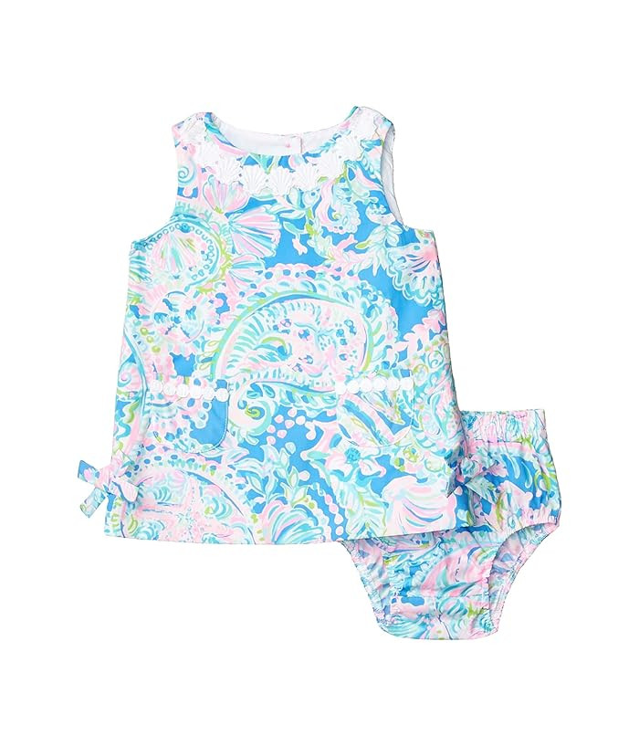Lilly Pulitzer Kids Baby Lilly Shift Dress (Infant) (Multi Dream Team) Girl's Dress | Zappos