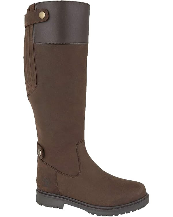 Woodland Womens/Ladies Harper Waxy Leather Country Boot (7 UK) (Dark Brown) | Amazon (UK)