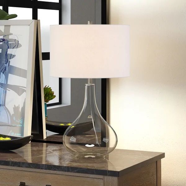 Carson Carrington Sagmyra Clear Glass Table Lamp | Bed Bath & Beyond