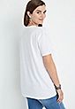 Blondie White Oversized Graphic Tee | Maurices