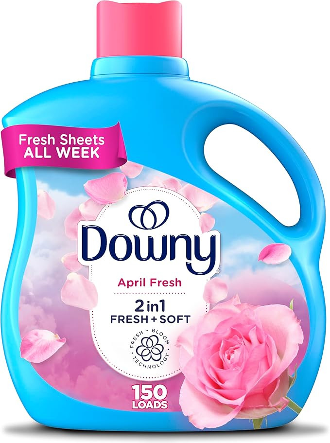 Downy Fabric Softener Liquid, April Fresh Scent, 111 fl oz, 150 Loads | Amazon (US)