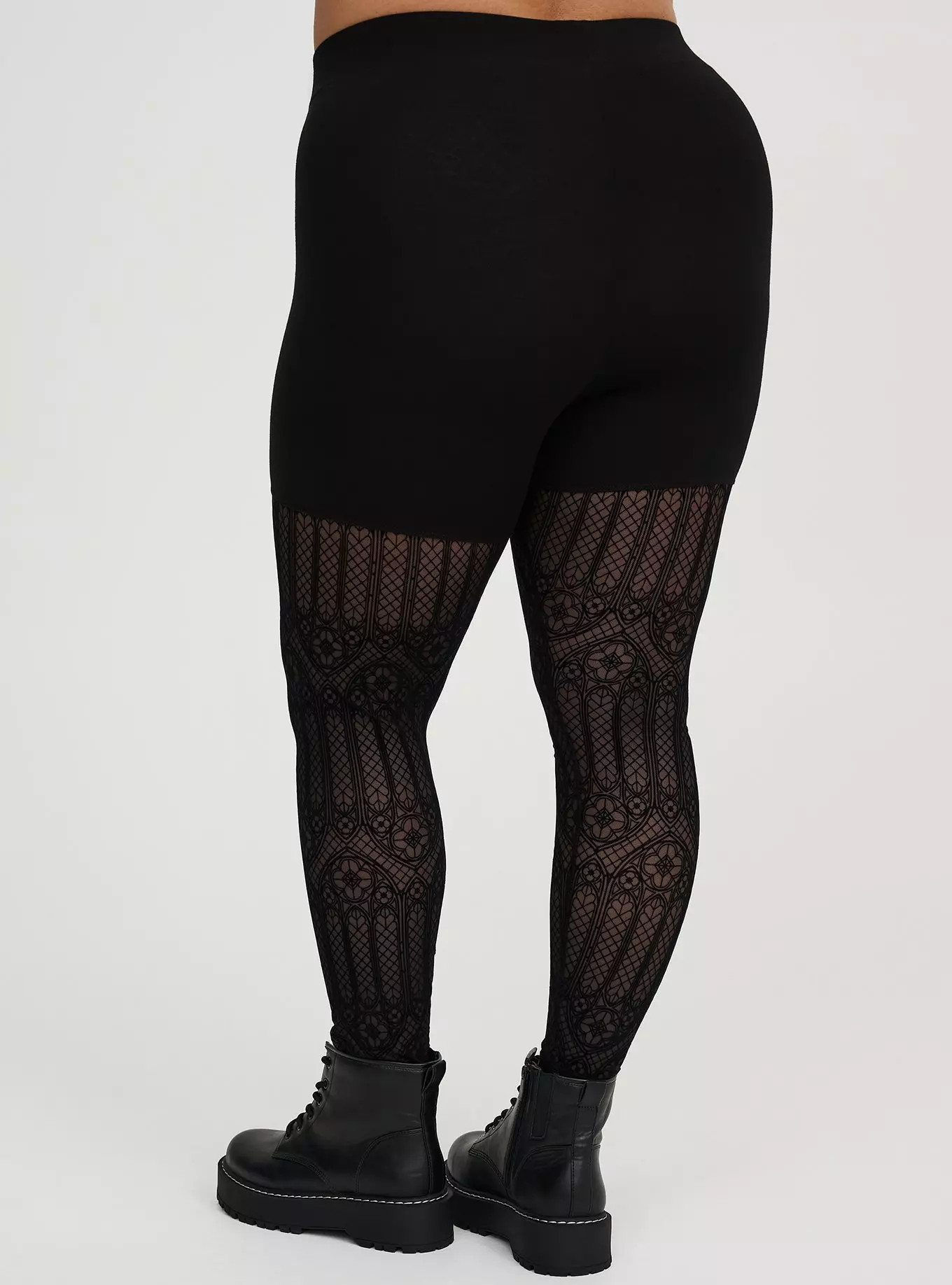 Nightfall Mesh Panel Legging | Torrid (US & Canada)