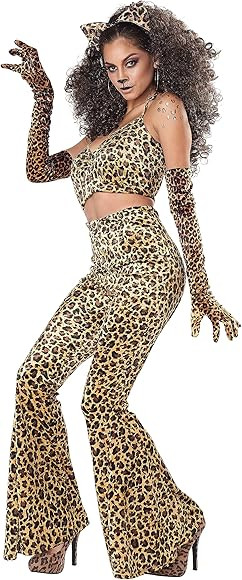 California Costumes womens Leopard Pant Set Adult Costume | Amazon (US)