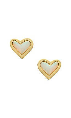 FRAMED ARI HEART STUD EARRINGS
                    
                    Kendra Scott | Revolve Clothing (Global)