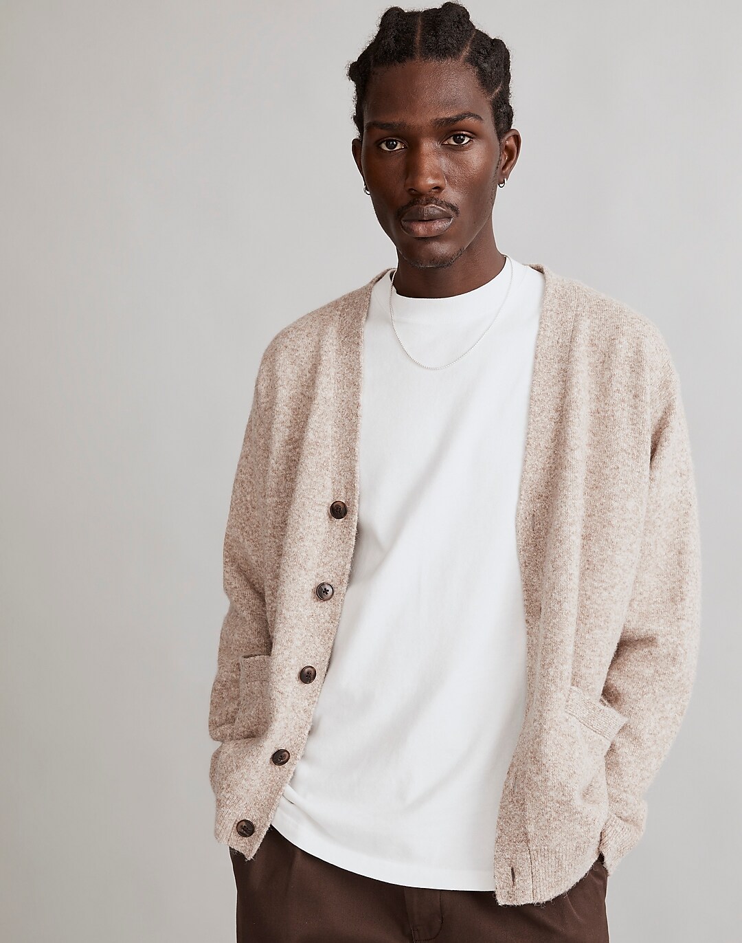 Fuzzy Cardigan Sweater | Madewell