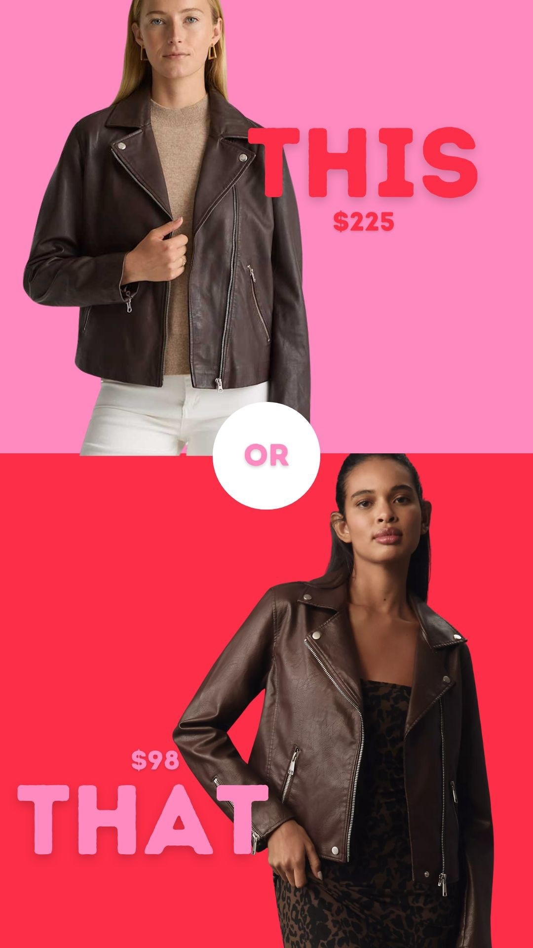 this or that brown leather jacket … 

#LTKStyleTip #LTKFindsUnder100 #LTKSeasonal
