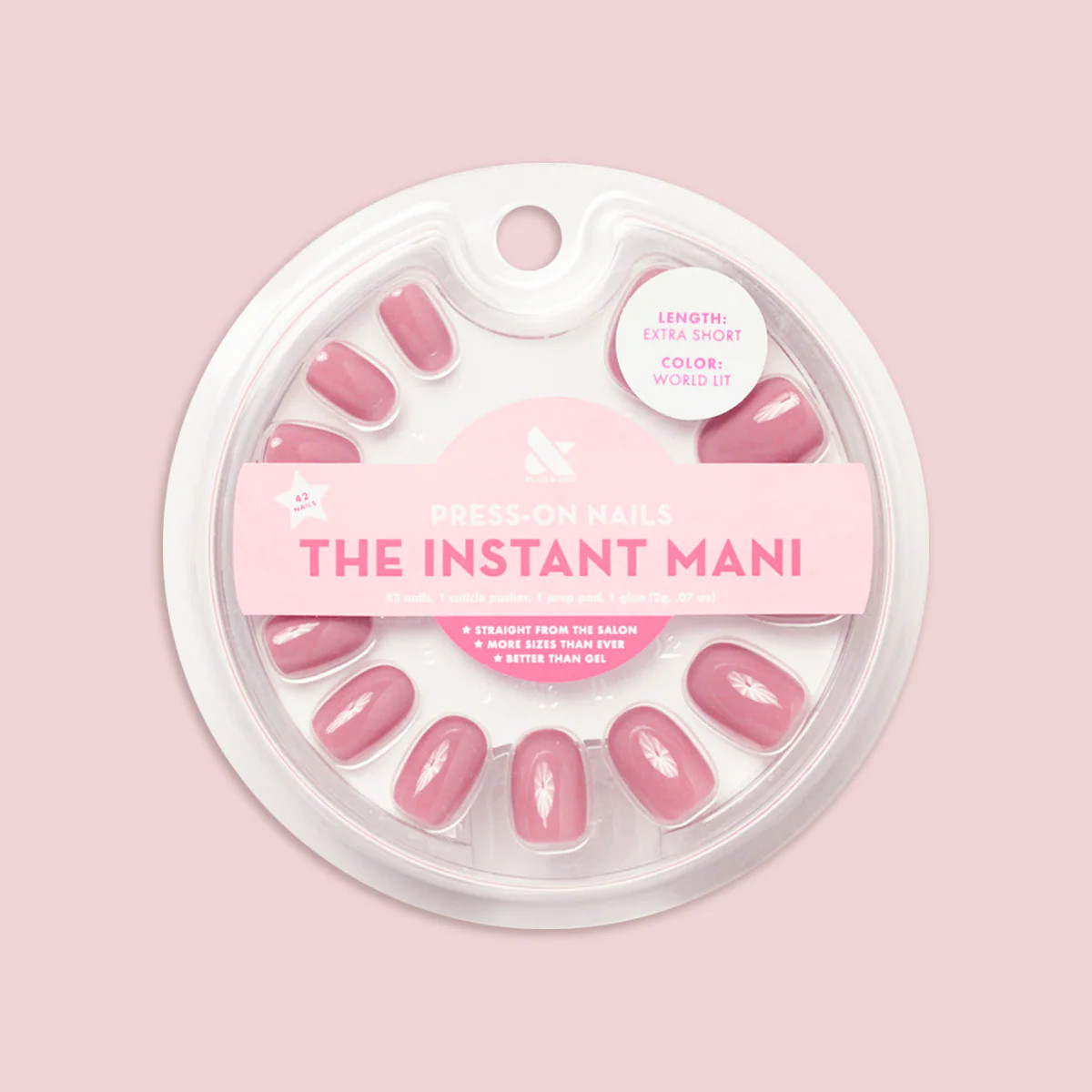 World Lit - Press-On | Extra Short | Round | Olive & June