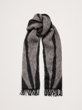 Brushed Alpaca-Wool Blend Scarf | Banana Republic (US)