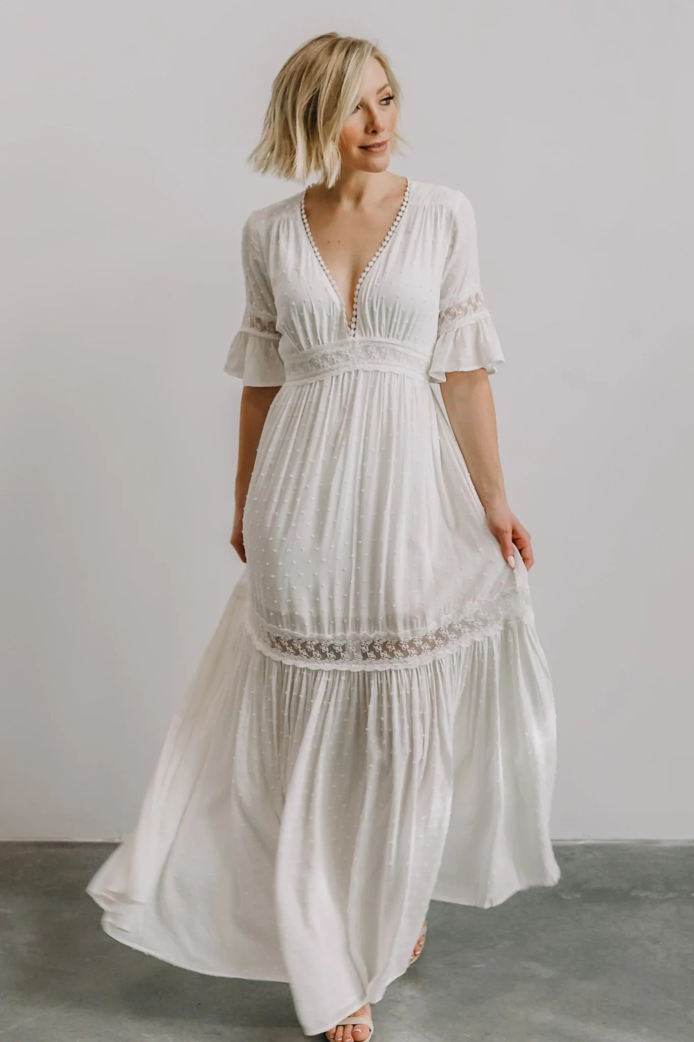 Rayne Deep V Maxi Dress | Baltic Born