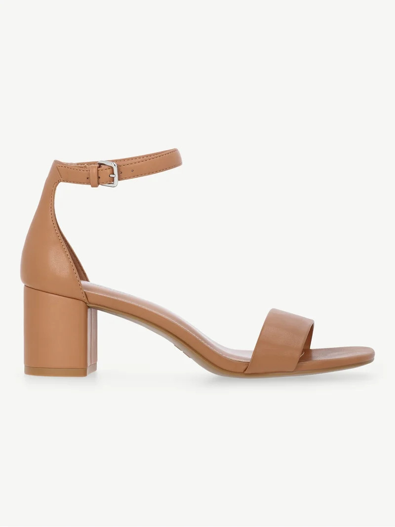 No Boundaries Women's Heeled Dress Sandal | Walmart (US)