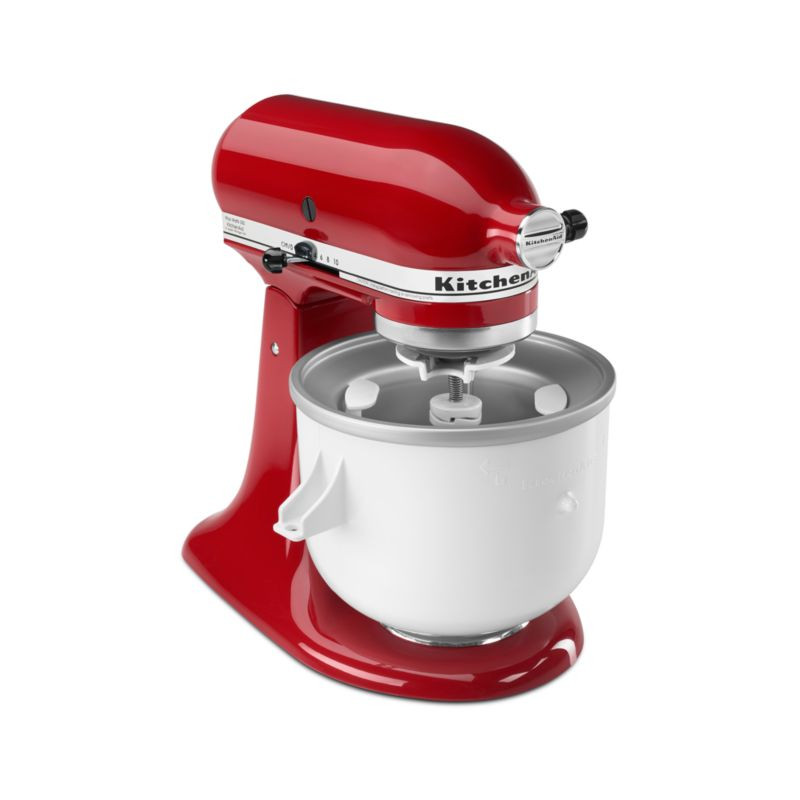 KitchenAid Stand Mixer Ice Cream Maker Attachment + Reviews | Crate & Barrel | Crate & Barrel