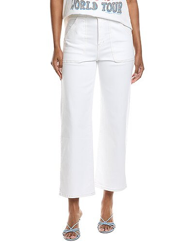 The Modern Pocket White Wide Jean | Rue La La