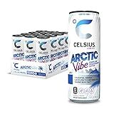 CELSIUS Essential Energy Drink 12 Fl Oz, Arctic Vibe Sparkling Frozen Berry Edition (Pack of 12) | Amazon (US)