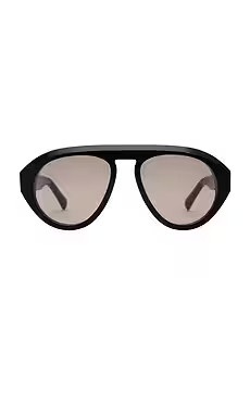 Elisa Johnson Val Sunglasses in Gloss Black from Revolve.com | Revolve Clothing (Global)