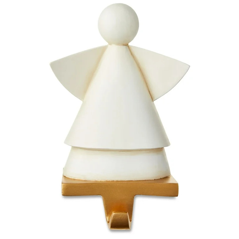 White Angel Christmas Stocking Holder, 7 in, by Holiday Time - Walmart.com | Walmart (US)