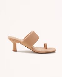 Women's Toe Strap Mule Heels | Women's Up To 25% Off Select Styles | Abercrombie.com | Abercrombie & Fitch (US)