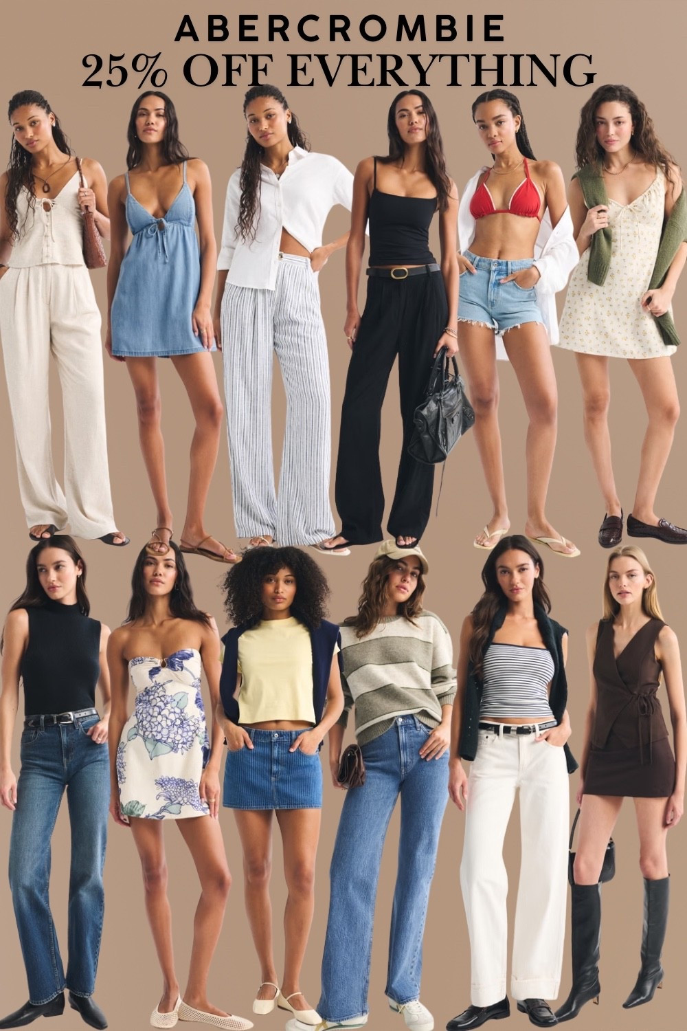 ⭐️ LTK Sale ⭐️

Abercrombie & Fitch
25% off everything!!

Shop the LTK App for an exclusive in-app code and apply at checkout. 

*excludes clearance and gift cards 



#Abercrombie and Fitch 
#abercrombie sale 
#ltksale
#spring sale 
#A&F 
#fashion Inspo 
#denim mini skirt 
#sbercrombie jeans 
#straght leg denim
#tailored pants
#white pants
#lounge pants
#denim dress
#black tank top
#black casual dress pants 
#white denim
#spring denim
#jean shorts 
#polka dot dress
#flowy dress
#maxi dress
#midi dress
#mini dress
#strapless dress
#spaghetti strap dress
#floral dress
#plaid dress 
#bra free dress 
#chocolste brown dress
#black dress
#white dress
#spring fashion
#summer fashion
#spring dresses
#summer dress
#vacation dress
#ootd
#sale alert 


#LTKootd #LTKSpringSale #LTKmomlife